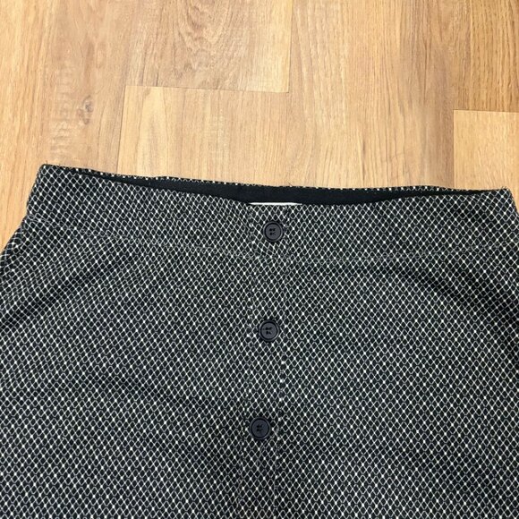 Max Studio Maxi Skirt | Black & White Plaid | Whimsigoth Dark Academia - Picture 3 of 7